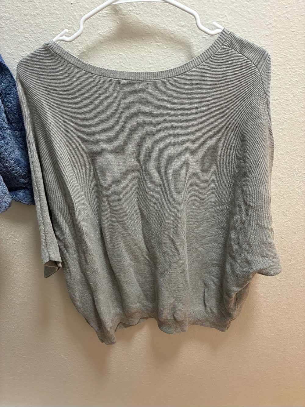 Quince Lightweight Cotton Cashmere Link-Stitch Dolman Sweater XL - Picture 2 of 4